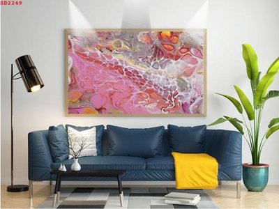 File gốc File tranh hiện đại Sơn Dầu SD2249 (ảnh chi tiết) để in trần