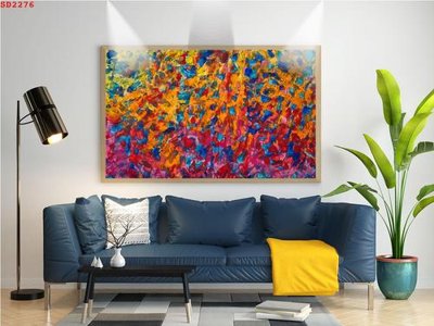 File tranh File tranh hiện đại Sơn Dầu SD2276 (bản gốc) in lụa dán tường