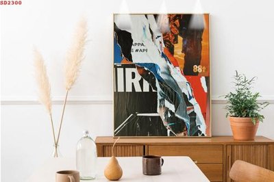 File gốc File tranh hiện đại Sơn Dầu SD2300 (in mica) làm quà tặng