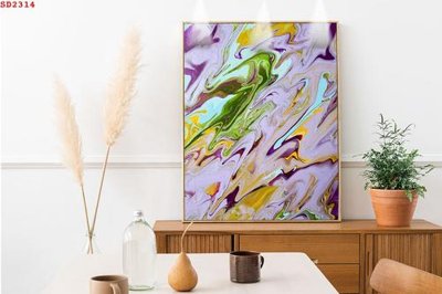 File tranh gốc in trần nhà File tranh hiện đại Sơn Dầu SD2314 3D