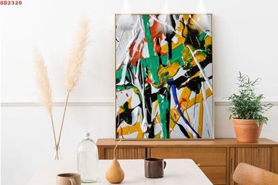 File ảnh File tranh hiện đại Sơn Dầu SD2320 (gốc) cho trang trí nhà hàng