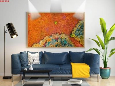 Ảnh gốc File tranh hiện đại Sơn Dầu SD2332 (độ nét cao) in mica