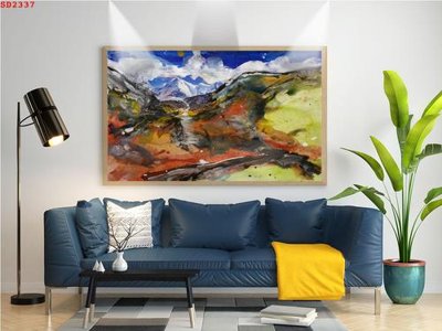 Hình ảnh file gốc File tranh hiện đại Sơn Dầu SD2337 cho in UV
