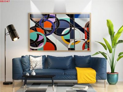 Tải file gốc in lụa File tranh hiện đại Sơn Dầu SD2347 siêu nét