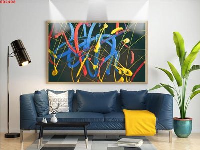 Hình ảnh file gốc File tranh hiện đại Sơn Dầu SD2408 cho in UV