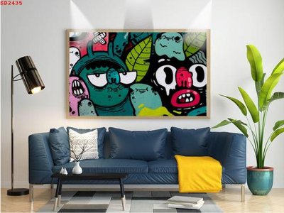 File gốc File tranh hiện đại Sơn Dầu SD2435 (AI/EPS) cho in ấn