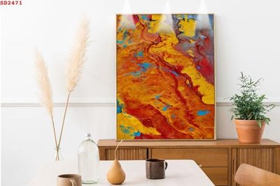 Download file tranh PSD File tranh hiện đại Sơn Dầu SD2471 để chỉnh sửa