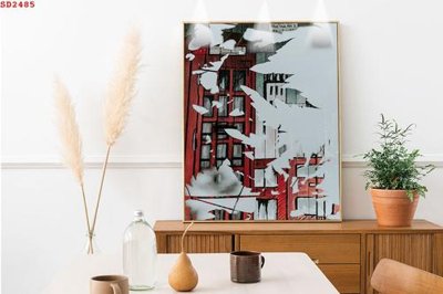 File tranh File tranh hiện đại Sơn Dầu SD2485 (bản gốc) in canvas