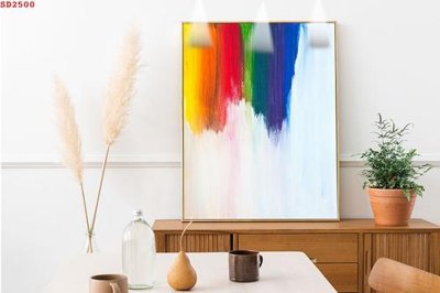 File in ấn cao cấp File tranh hiện đại Sơn Dầu SD2500 (file gốc)