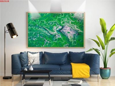 File gốc File tranh hiện đại Sơn Dầu SD2528 (in mica) làm bảng hiệu