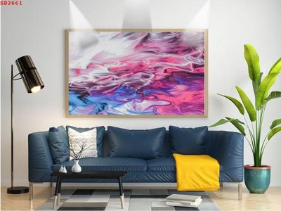 File tranh File tranh hiện đại Sơn Dầu SD2661 (gốc) phong cách tối giản