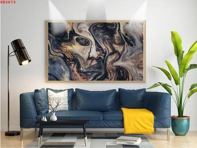 File ảnh gốc File tranh hiện đại Sơn Dầu SD2673 không vỡ nét