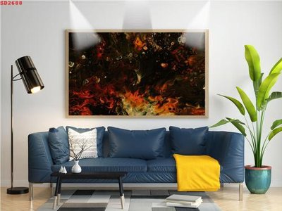File tranh File tranh hiện đại Sơn Dầu SD2688 (bản gốc) treo phòng ăn