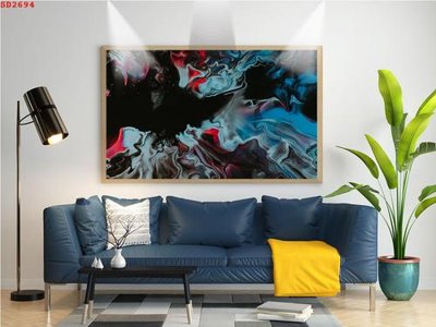 File ảnh File tranh hiện đại Sơn Dầu SD2694 (gốc) dùng in Pano