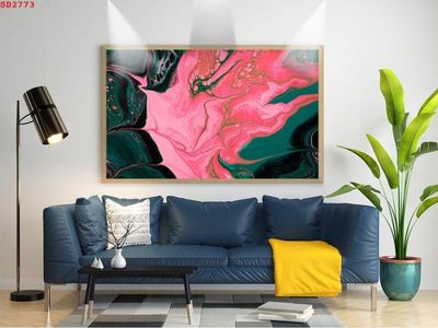 File gốc File tranh hiện đại Sơn Dầu SD2773 (in tráng gương) hiện đại