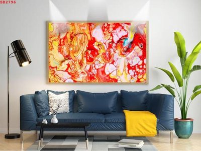 File gốc in mica File tranh hiện đại Sơn Dầu SD2796 chất lượng