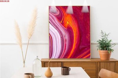 File gốc File tranh hiện đại Sơn Dầu SD2828 (phiên bản chuẩn) để in ấn