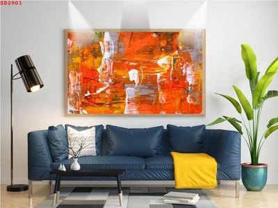 Ảnh mô tả file gốc in mica File tranh hiện đại Sơn Dầu SD2901