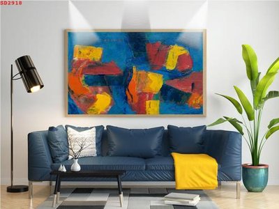 File gốc File tranh hiện đại Sơn Dầu SD2918 (in 3D) nghệ thuật