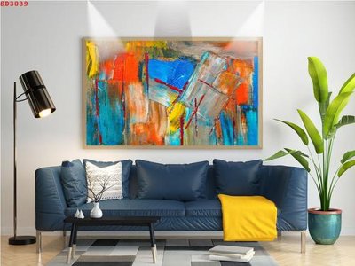 File tranh File tranh hiện đại Sơn Dầu SD3039 (bản gốc) trang trí văn phòng