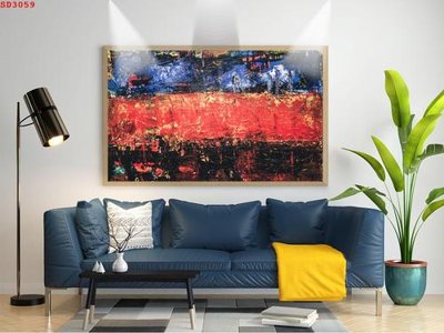 File PSD File tranh hiện đại Sơn Dầu SD3059 (bản gốc) dễ dàng edit