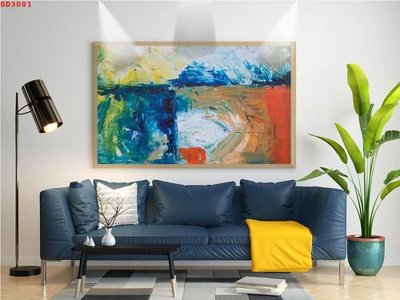 File gốc File tranh hiện đại Sơn Dầu SD3081 (in ấn) màu sắc trung thực