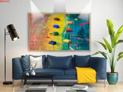 Download file gốc File tranh hiện đại Sơn Dầu SD3113 (in mica) trong suốt