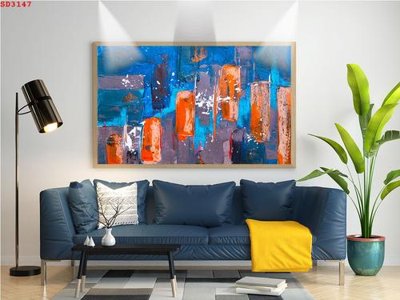 Download file gốc File tranh hiện đại Sơn Dầu SD3147 (in lụa) cao cấp