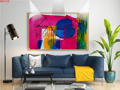 File PSD File tranh hiện đại Sơn Dầu SD3175 (bản gốc) độ phân giải cao