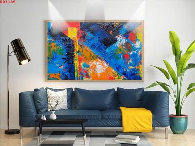 File gốc File tranh hiện đại Sơn Dầu SD3185 (dành cho quảng cáo)