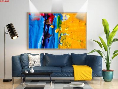 File tranh File tranh hiện đại Sơn Dầu SD3208 (gốc) chủ đề thành phố