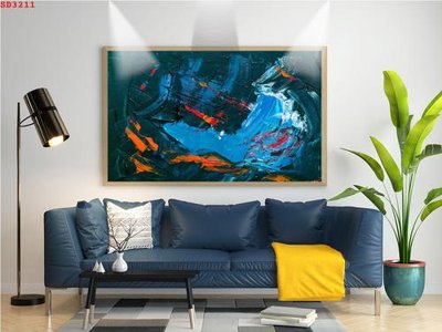 File in ấn cao cấp File tranh hiện đại Sơn Dầu SD3211 (file gốc)