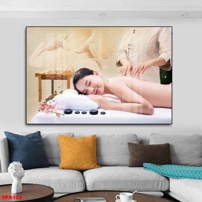 File gốc File tranh trang trí spa SPA103 (in tráng gương) nghệ thuật