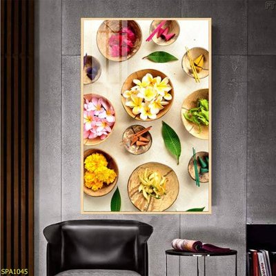 File tranh Tranh trang trí Spa SPA1045 (bản gốc) treo quán cafe