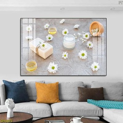 File tranh Tranh trang trí Spa SPA1073 (bản gốc) in lụa dán tường
