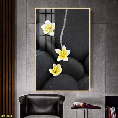 File in trần Tranh trang trí Spa SPA1094 (bản gốc 3D) sống động