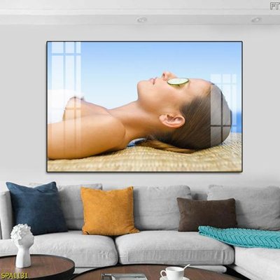 File PSD Tranh trang trí Spa SPA1131 (gốc) nhiều lớp (multi-layer)