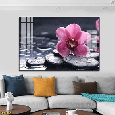 File tranh Tranh trang trí Spa SPA1166 (gốc) in trên kính