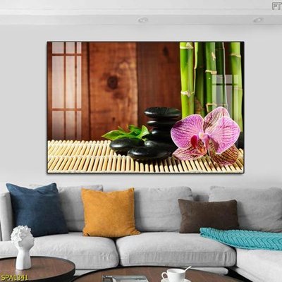 File tranh gốc Tranh trang trí Spa SPA1341 chủ đề hiện đại