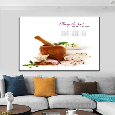 File tranh Tranh trang trí Spa SPA1414 (gốc) phong cách tối giản