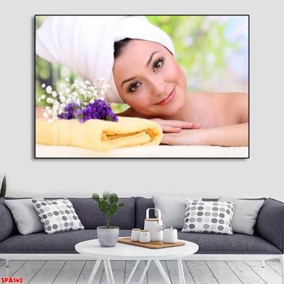 File gốc in ấn File tranh trang trí spa SPA142 độ phân giải cao