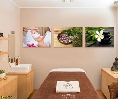 Hình ảnh file gốc Tranh trang trí Spa SPA1535 cho in UV