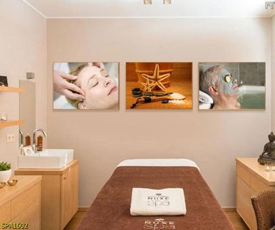 File gốc Tranh trang trí Spa SPA1602 (in tráng gương) ốp tường