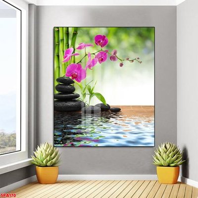 File in trần File tranh trang trí spa SPA170 (bản gốc) 5D