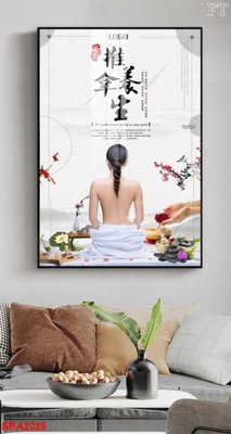 File tranh Tranh trang trí Spa SPA2025 (bản gốc) in lụa 5D