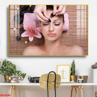 Download file gốc Tranh trang trí Spa SPA2095 (in lụa) tranh 3D