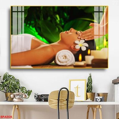 File tranh Tranh trang trí Spa SPA2108 (bản gốc) in lụa 5D
