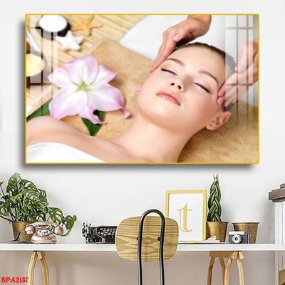 File gốc in tráng gương Tranh trang trí Spa SPA2137 chi tiết