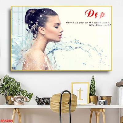 File gốc Tranh trang trí Spa SPA2296 (in mica) trang trí