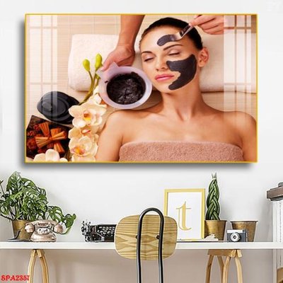 File tranh Tranh trang trí Spa SPA2357 (bản gốc) treo quán cafe